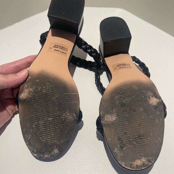 Steve Madden Block Sandal Heels - Picture 5 of 6